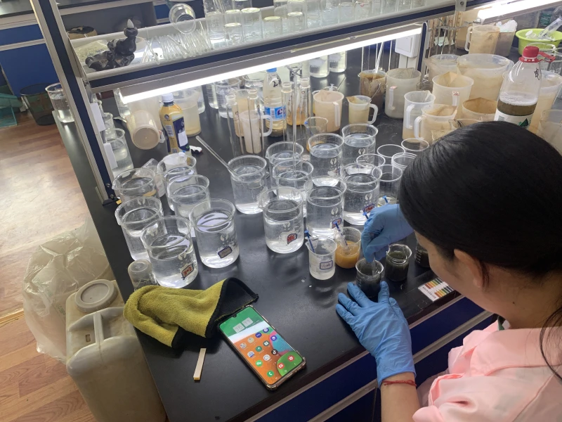 Laboratory for wastewater treatment jar testing and analysis
